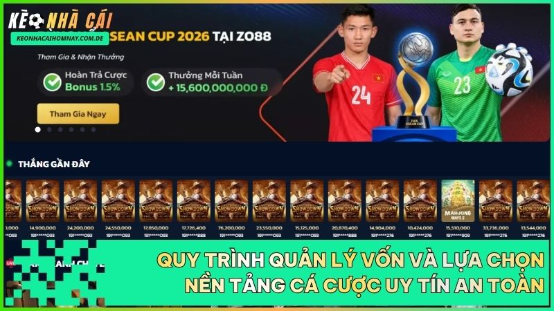 Người chơi cần kết hợp kiến thức đọc kèo chuẩn xác cùng việc lựa chọn thương hiệu cá cược uy tín.