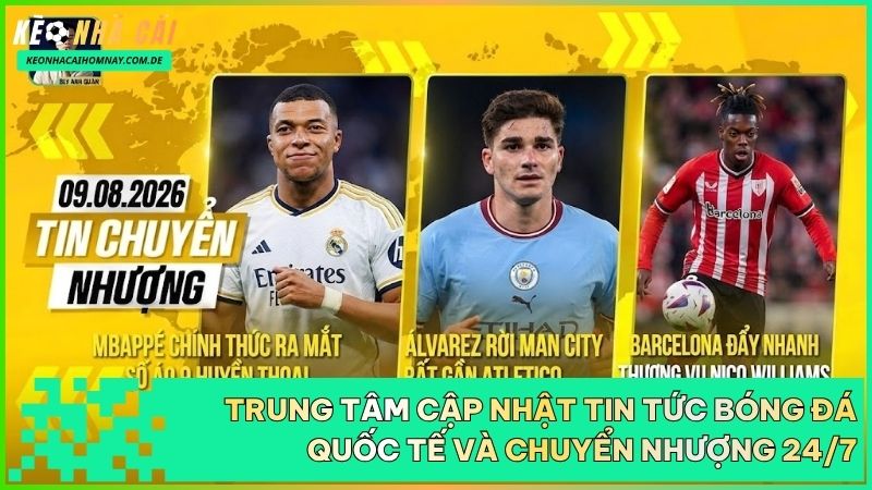 Chuyên mục tin tức Comde đưa tin nhanh chóng về diễn biến sân cỏ, thị trường chuyển nhượng và sự kiện thể thao nổi bật.